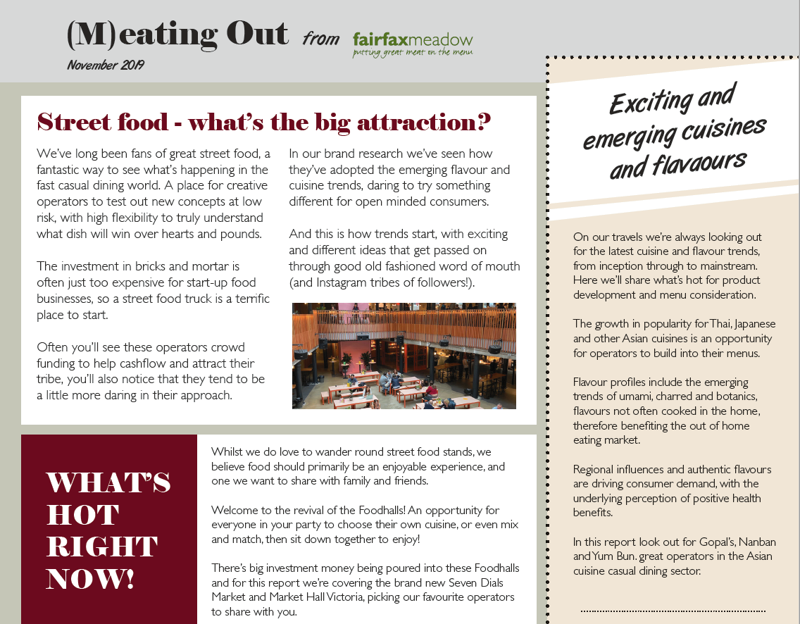 (M)eating Out - Let's talk Foodhalls